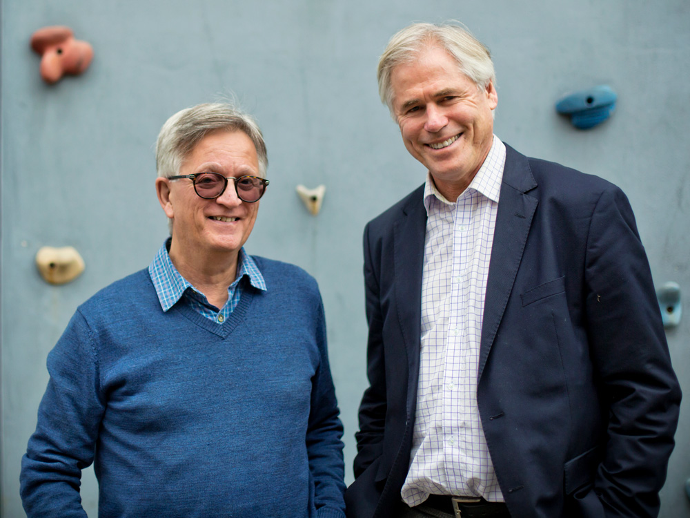 Professors John Dalrymple-Alford and Tim Anderson
