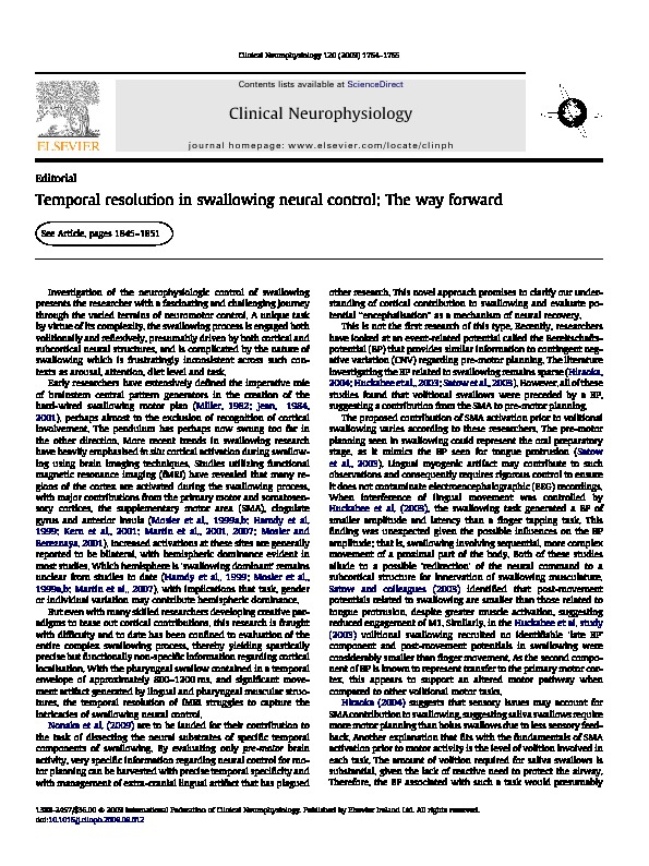 Download Temporal resolution in swallowing neural control: the way forward.