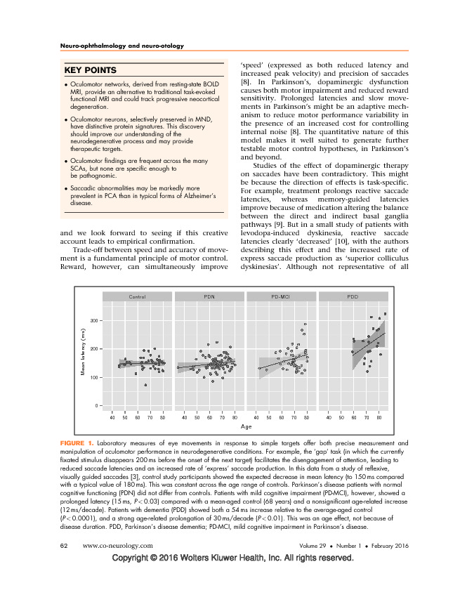 Download Eye movements in neurodegenerative diseases.