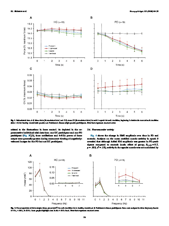 Download Stress-evoking emotional stimuli exaggerate deficits in motor function in Parkinson’s disease.