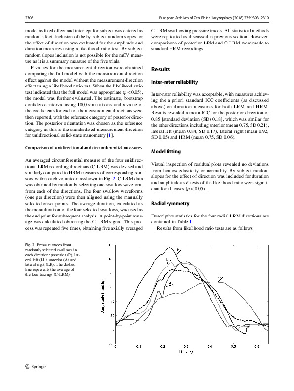 Download Comparison of unidirectional and circumferential manometric measures within the pharyngoesophageal segment: an exploratory study.