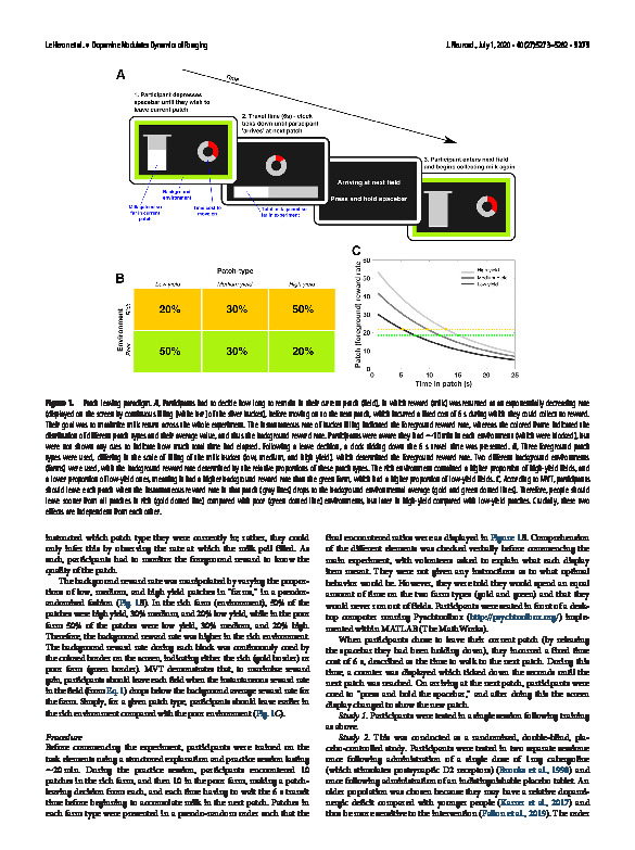 Download Dopamine modulates dynamic decision-making during foraging.