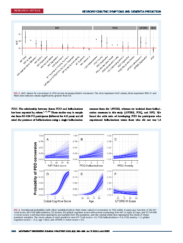 Download Neuropsychiatric symptoms are associated with dementia in Parkinson’s disease but not predictive of it.