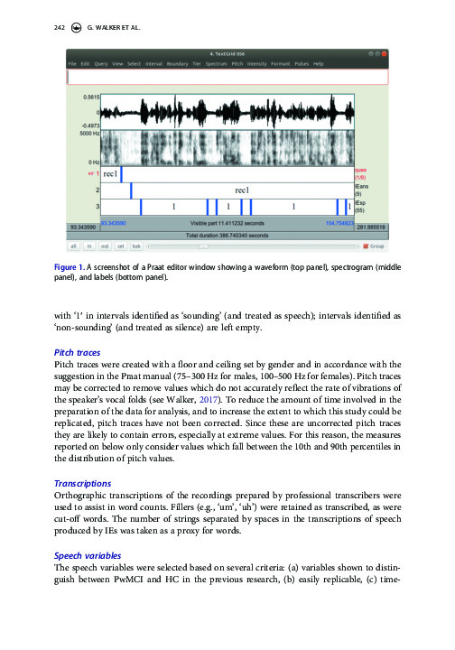 Download Characterising spoken responses to an intelligent virtual agent by persons with mild cognitive impairment.