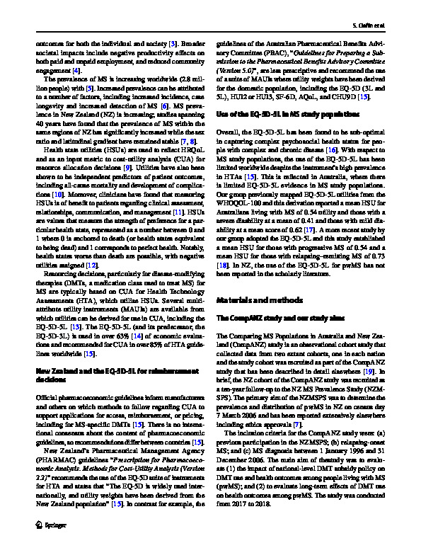 Download The effect of national disease-modifying therapy subsidy policy on long-term disability outcomes in people with multiple sclerosis.